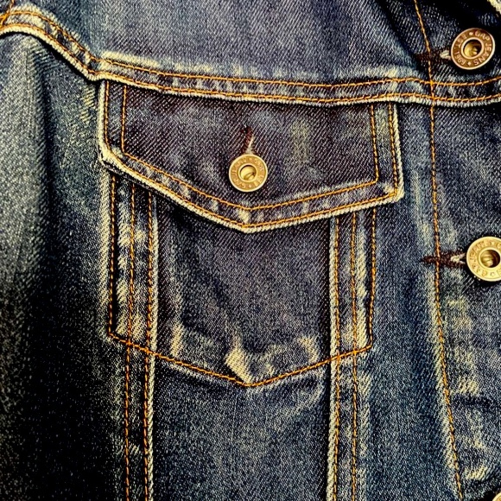 GAP Blue Denim Jacket Size M - Picture 5 of 11